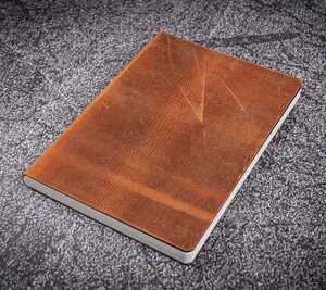 Leather-look slim journal / notebook (hardcover)